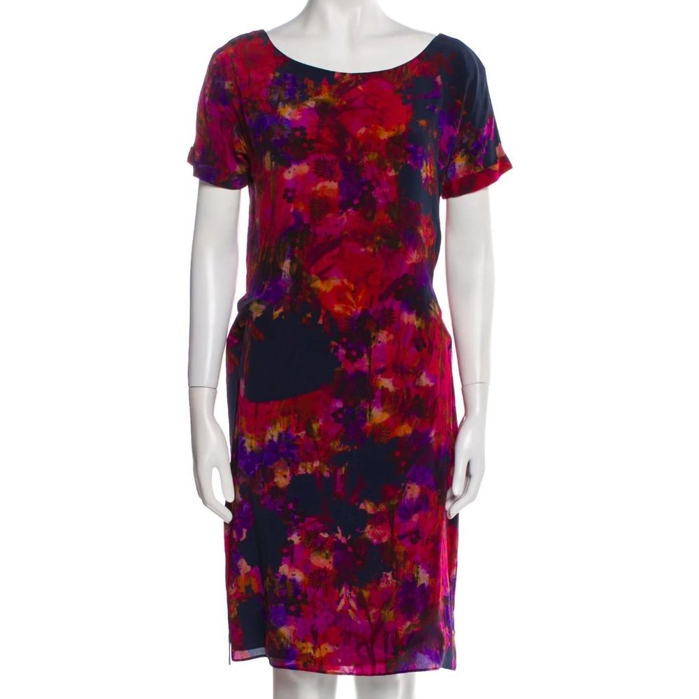 Erdem silk watercolor dress small